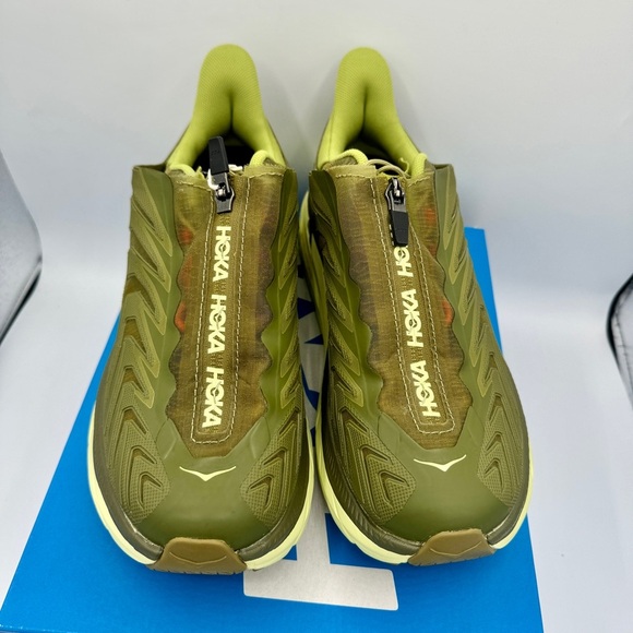 NWT Hoka Project Clifton Avocado Dark Citron Unisex Shoes ADCT Olive Green